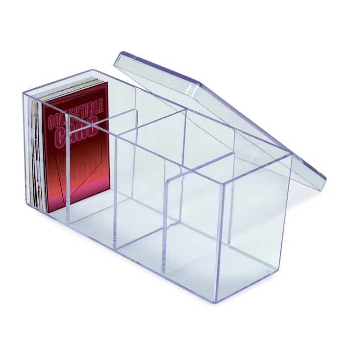 4-Compartment Clear Card Box (Ultra PRO)