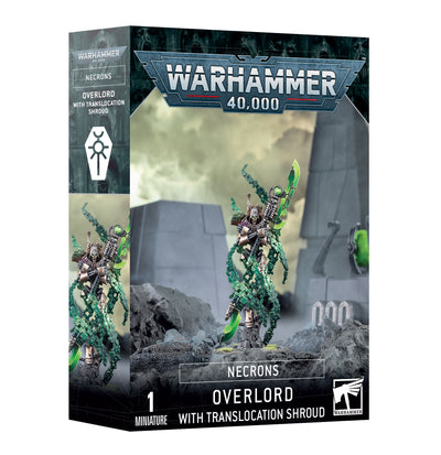 Warhammer 40,000: Necrons - Overlord with Translocation Shroud