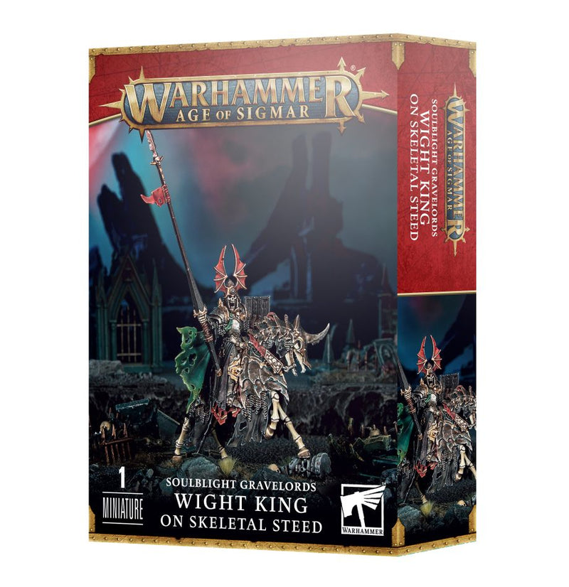 Warhammer Age of Sigmar: Soulblight Gravelords - Wight King on Skeletal Steed