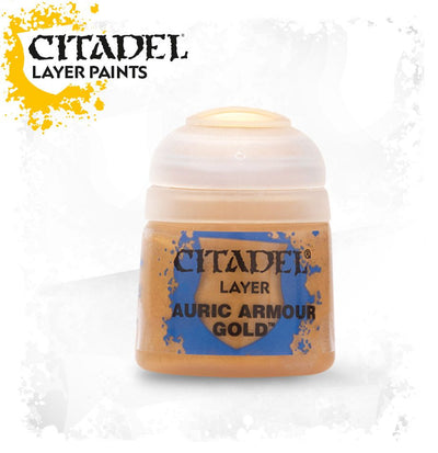 Citadel Layer Paint: Auric Armour Gold