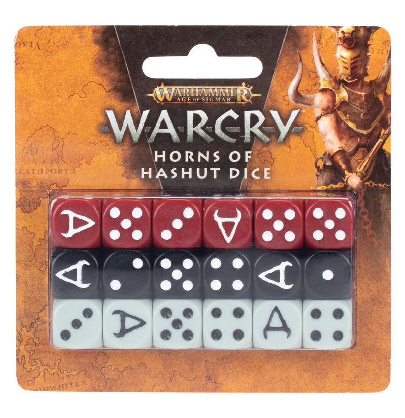 Warhammer Age of Sigmar: Warcry - Horns of Hashut Dice Set