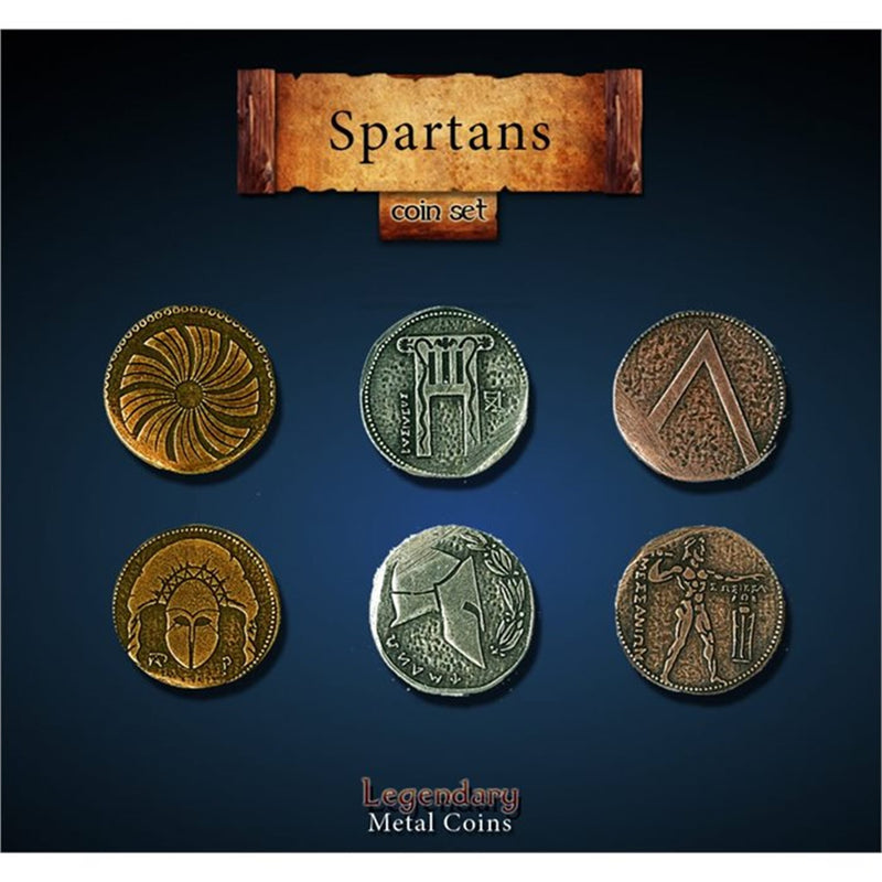 Legendary Metal Coins - Spartan Coin Set (Drawlab)
