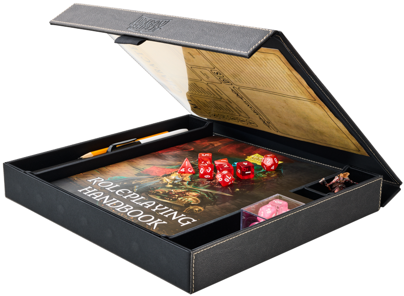Dragon Shield RPG Player Companion - Iron Grey