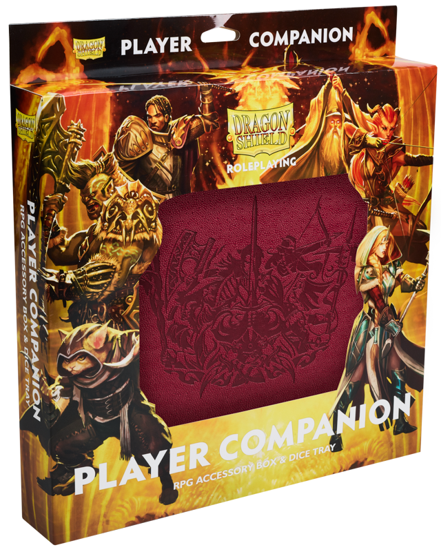 Dragon Shield RPG Player Companion - Blood Red
