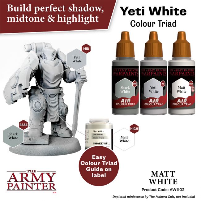 Warpaints Air: Matt White (The Army Painter) (AW1102)
