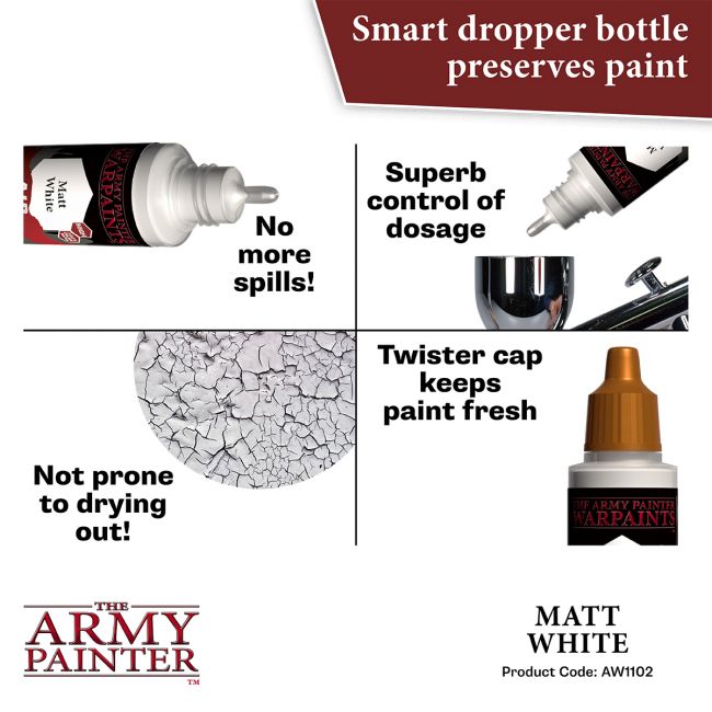 Warpaints Air: Matt White (The Army Painter) (AW1102)