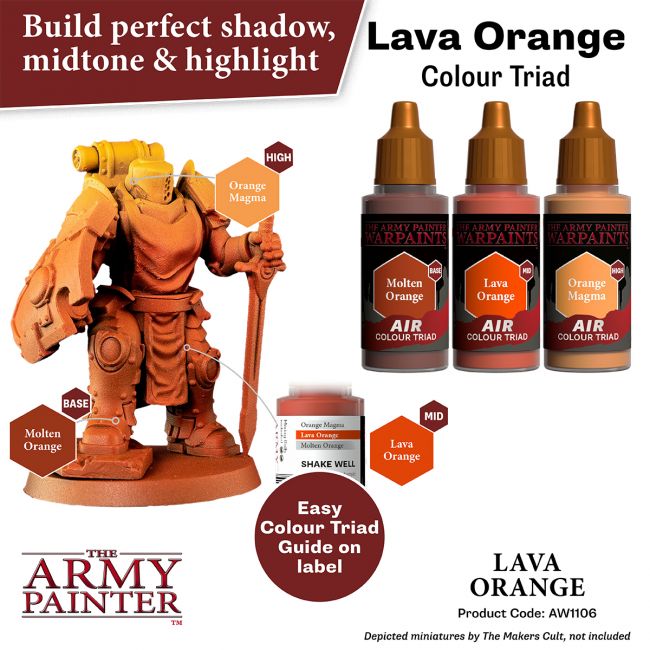 Warpaints Air: Lava Orange (The Army Painter) (AW1106)