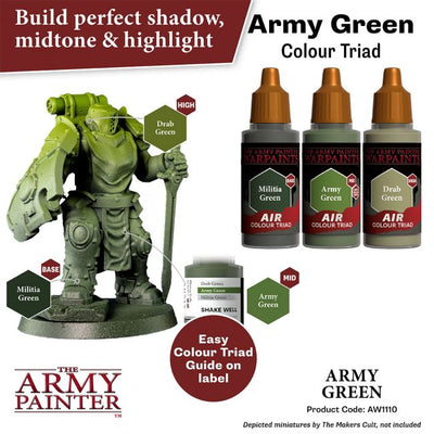 Warpaints Air: Army Green (The Army Painter) (AW1110)