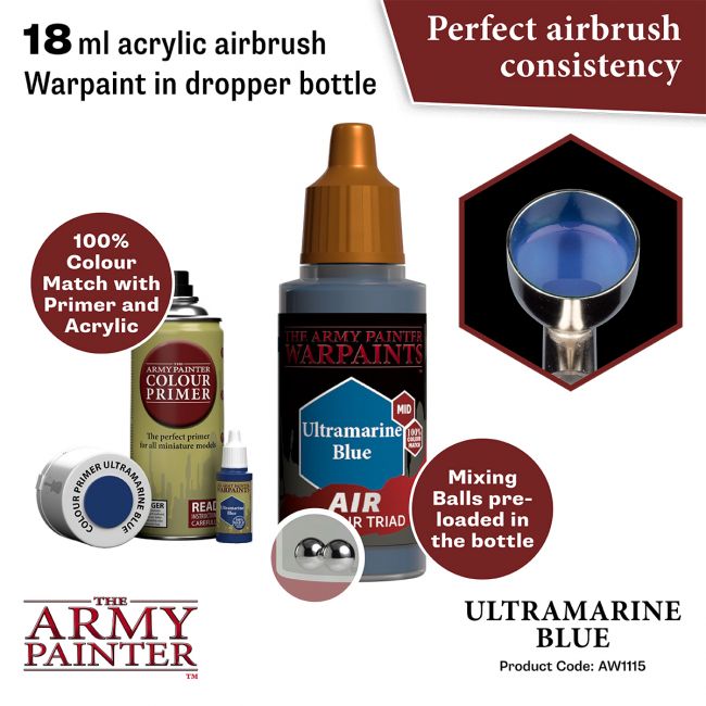 Warpaints Air: Ultramarine Blue (The Army Painter) (AW1115)