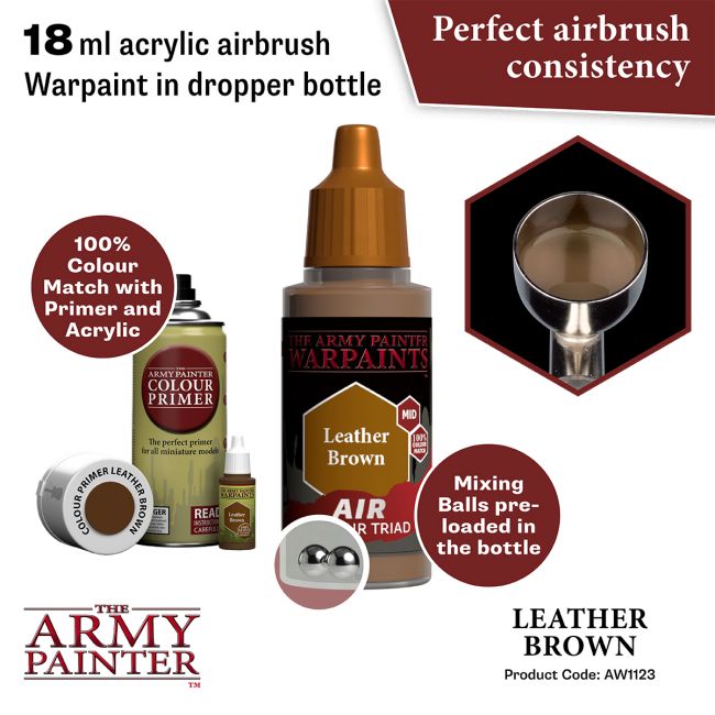 Warpaints Air: Leather Brown (The Army Painter) (AW1123)