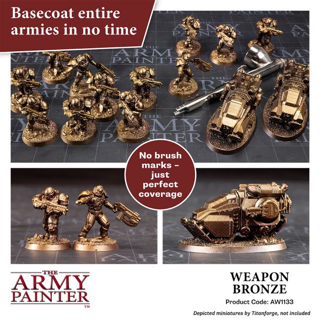 Warpaints Air Metallics: Weapon Bronze (The Army Painter) (AW1133)