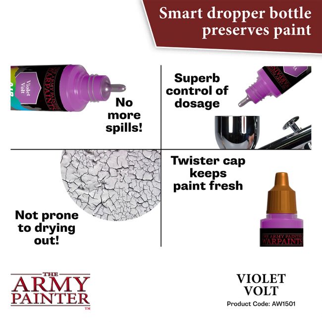 Warpaints Air Fluorescent: Violet Volt (The Army Painter) (AW1501)