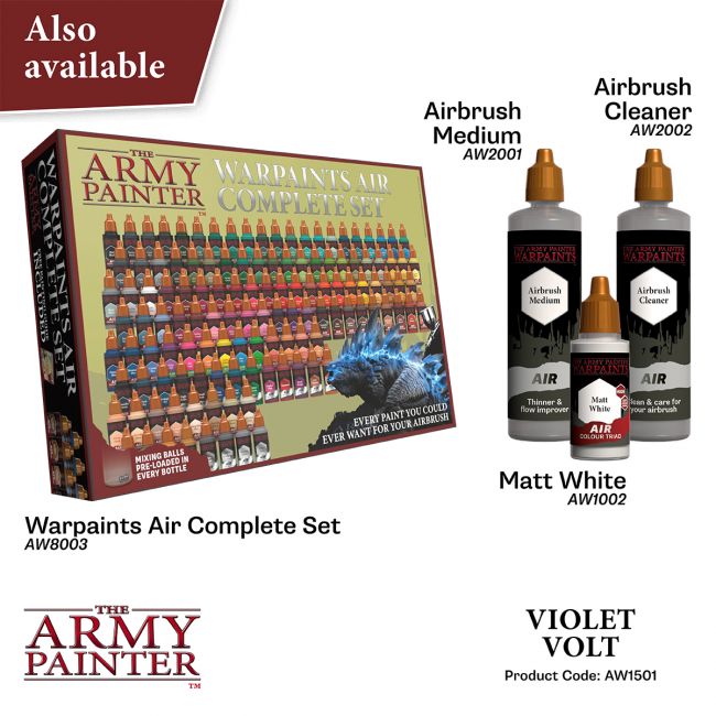 Warpaints Air Fluorescent: Violet Volt (The Army Painter) (AW1501)