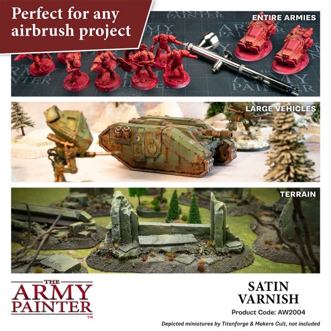 Warpaints Air Accessories: Aegis Suit Satin Varnish, 100 ml (The Army Painter) (AW2004)