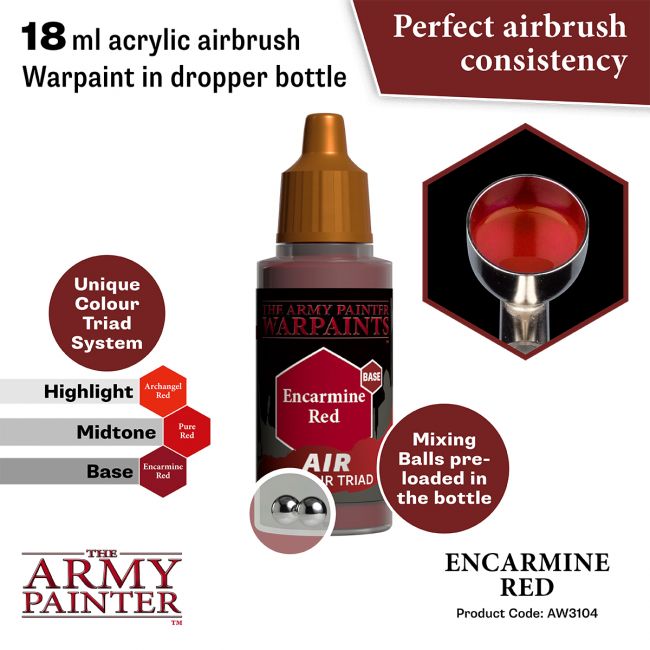 Warpaints Air: Encarmine Red (The Army Painter) (AW3104)