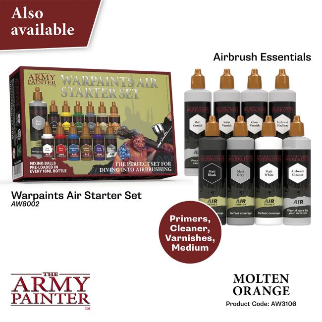 Warpaints Air: Molten Orange (The Army Painter) (AW3106)