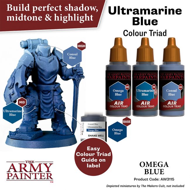 Warpaints Air: Omega Blue (The Army Painter) (AW3115)