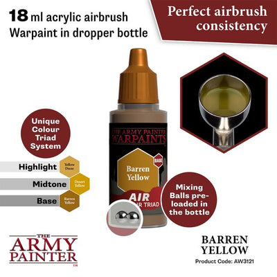 Warpaints Air: Barren Yellow (The Army Painter) (AW3121)