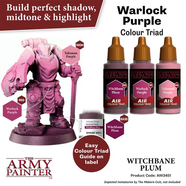 Warpaints Air: Witchbane Plum (The Army Painter) (AW3451)