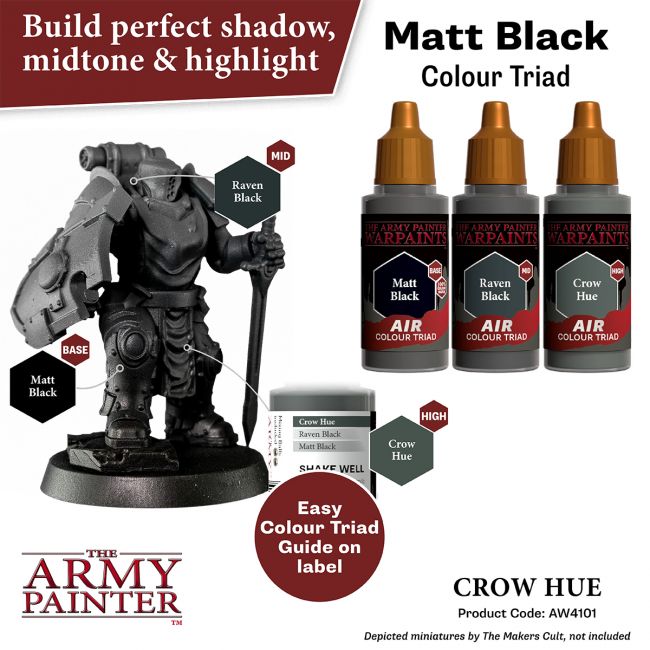 Warpaints Air: Crow Hue (The Army Painter) (AW4101)