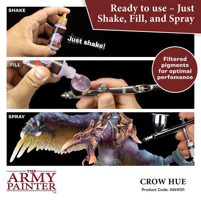 Warpaints Air: Crow Hue (The Army Painter) (AW4101)