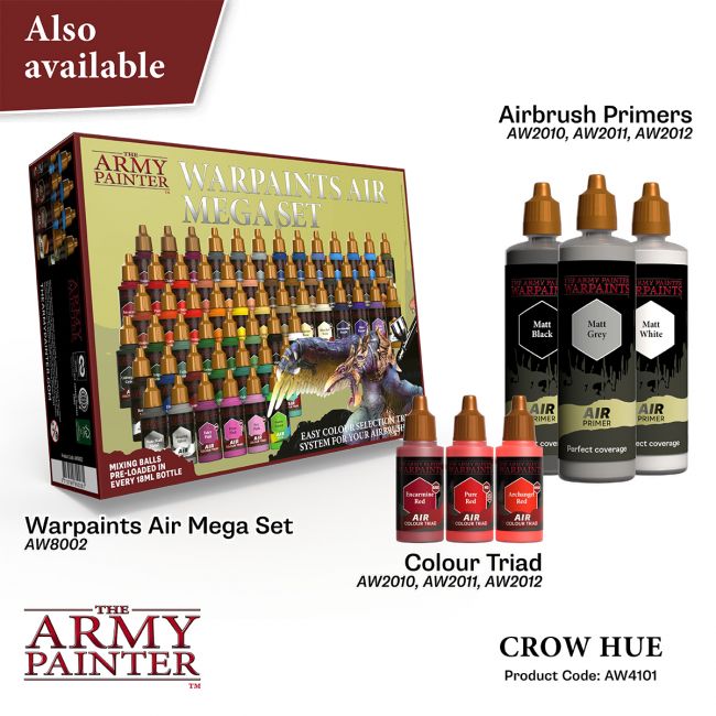 Warpaints Air: Crow Hue (The Army Painter) (AW4101)