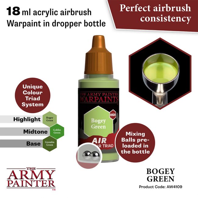 Warpaints Air: Bogey Green (The Army Painter) (AW4109)