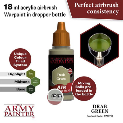 Warpaints Air: Drab Green (The Army Painter) (AW4110)