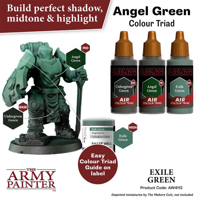 Warpaints Air: Exile Green (The Army Painter) (AW4112)