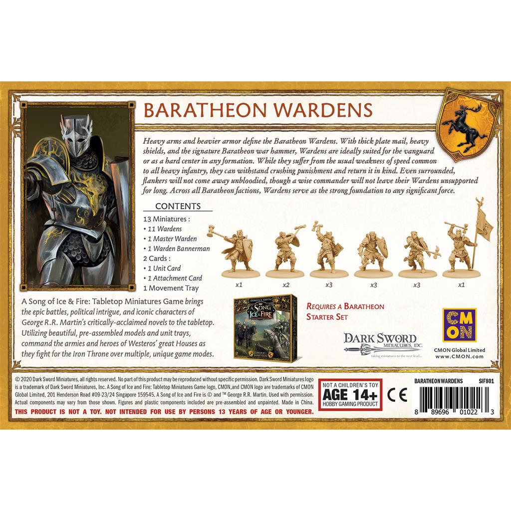 A Song of Ice & Fire: Baratheon Wardens