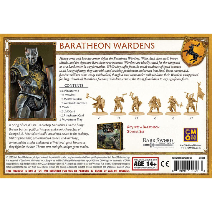 A Song of Ice & Fire: Baratheon Wardens