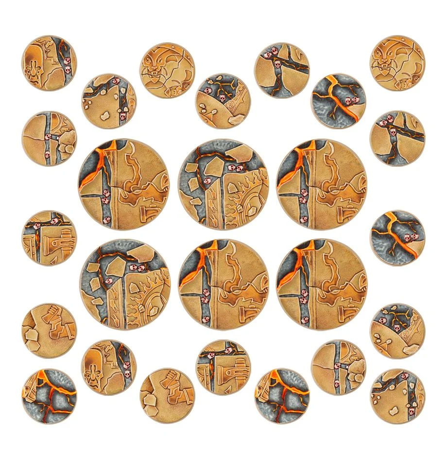 Age of Sigmar: Shattered Dominion - 40 & 65mm Round Bases