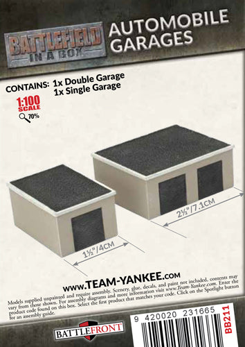 Battlefield in a Box: Automotive Garages (x2) (BB211)