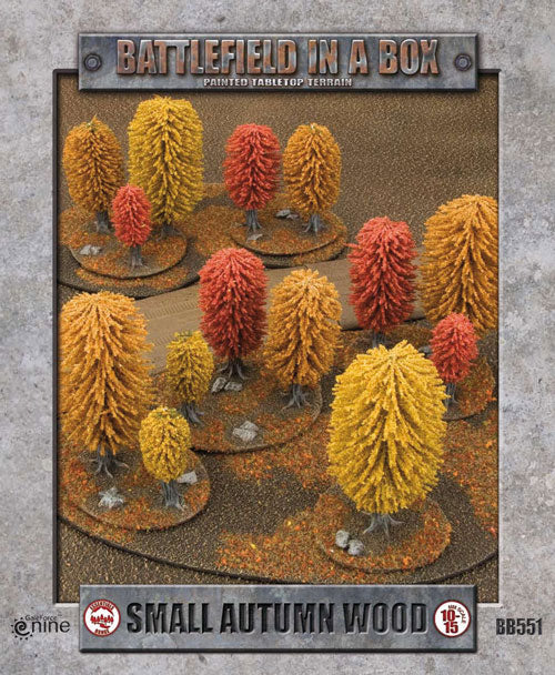 Battlefield in a Box: Small Autumn Wood - 15mm (BB551)