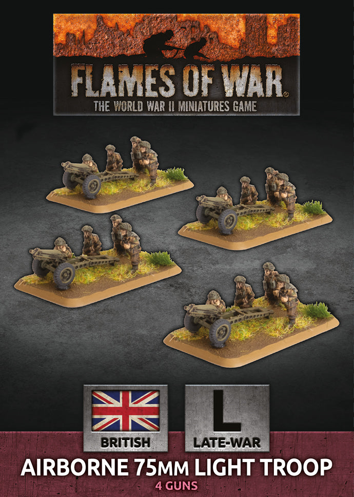 Flames of War: Airborne 75mm Light Troop (BBX50)