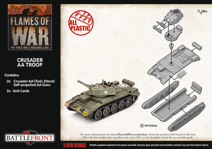 Flames of War: Crusader AA Troop (BBX59)