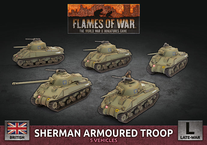 Flames of War: Sherman Armoured Troop (BBX60)