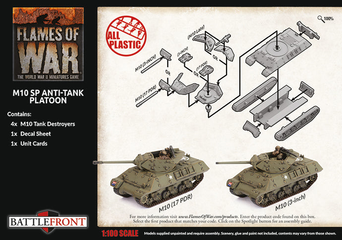 Flames of War: M10 SP Anti-Tank Troop (BBX62)