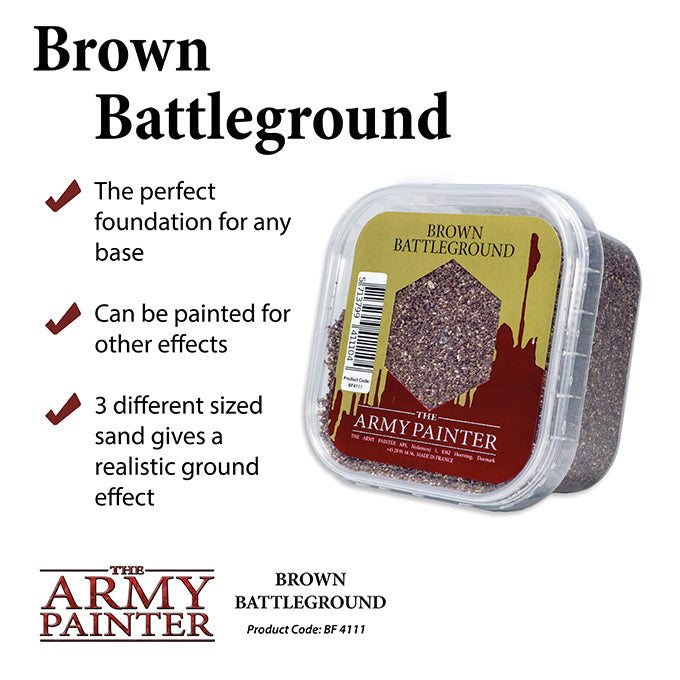 Battlefields Essentials & XP series - Basing: Brown Battleground (The Army Painter) (BF4111)