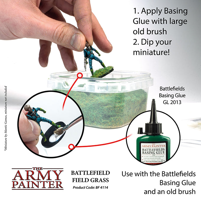 Battlefields Essentials & XP series - Basing: Field Grass (The Army Painter) (BF4114)