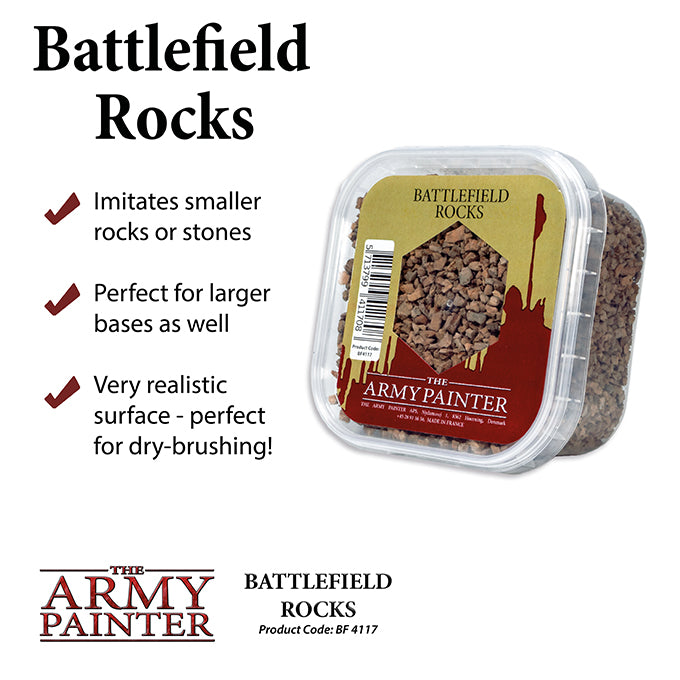 Battlefields Essentials & XP series - Basing: Battlefield Rocks (The Army Painter) (BF4117)