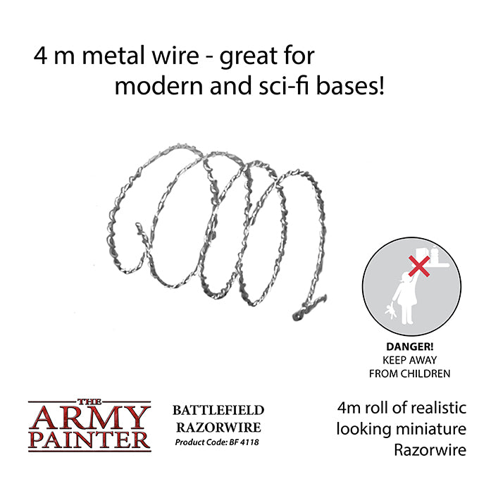 Battlefields Essentials & XP series - Basing: Battlefield Razorwire (The Army Painter) (BF4118)