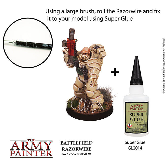 Battlefields Essentials & XP series - Basing: Battlefield Razorwire (The Army Painter) (BF4118)