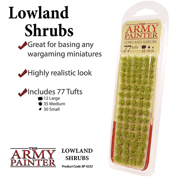 Battlefields Essentials & XP series - Battlefields: Lowland Shrubs (The Army Painter) (BF4232)