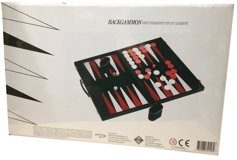 Backgammon i vinyl 46cm