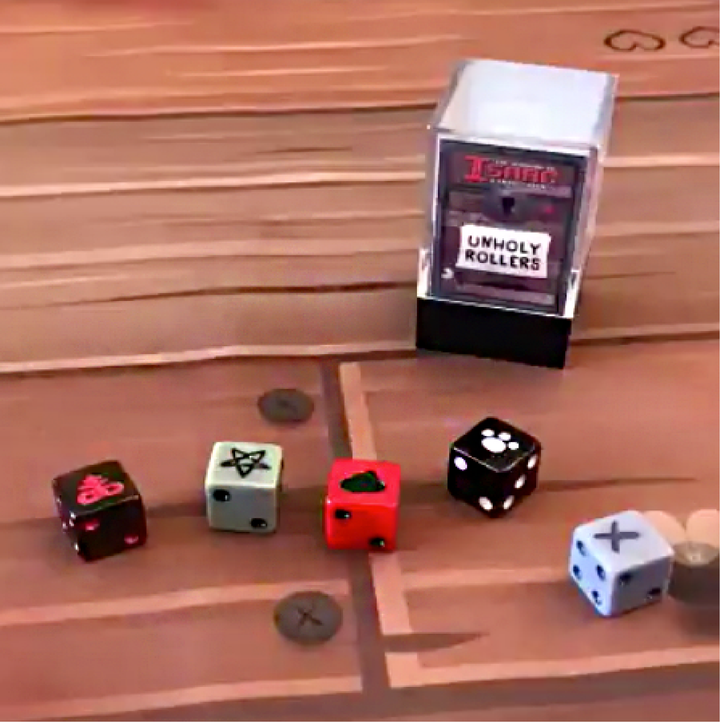 Binding of Isaac: Unholy Rollers Dice Set
