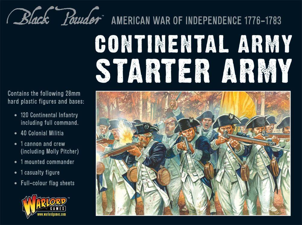 Black Powder: American War of Independence Continental Army starter set