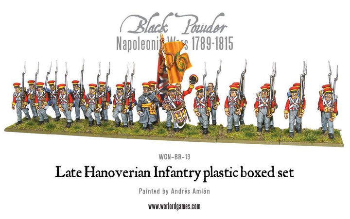 Black Powder: Napoleonic Wars - Hanoverian Line Infantry Regiment plastic boxed set