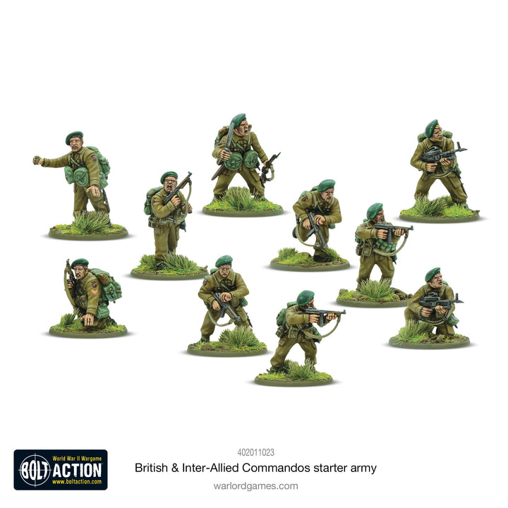 Bolt Action: Churchill's Gangsters British & Inter-Allied Commandos starter army