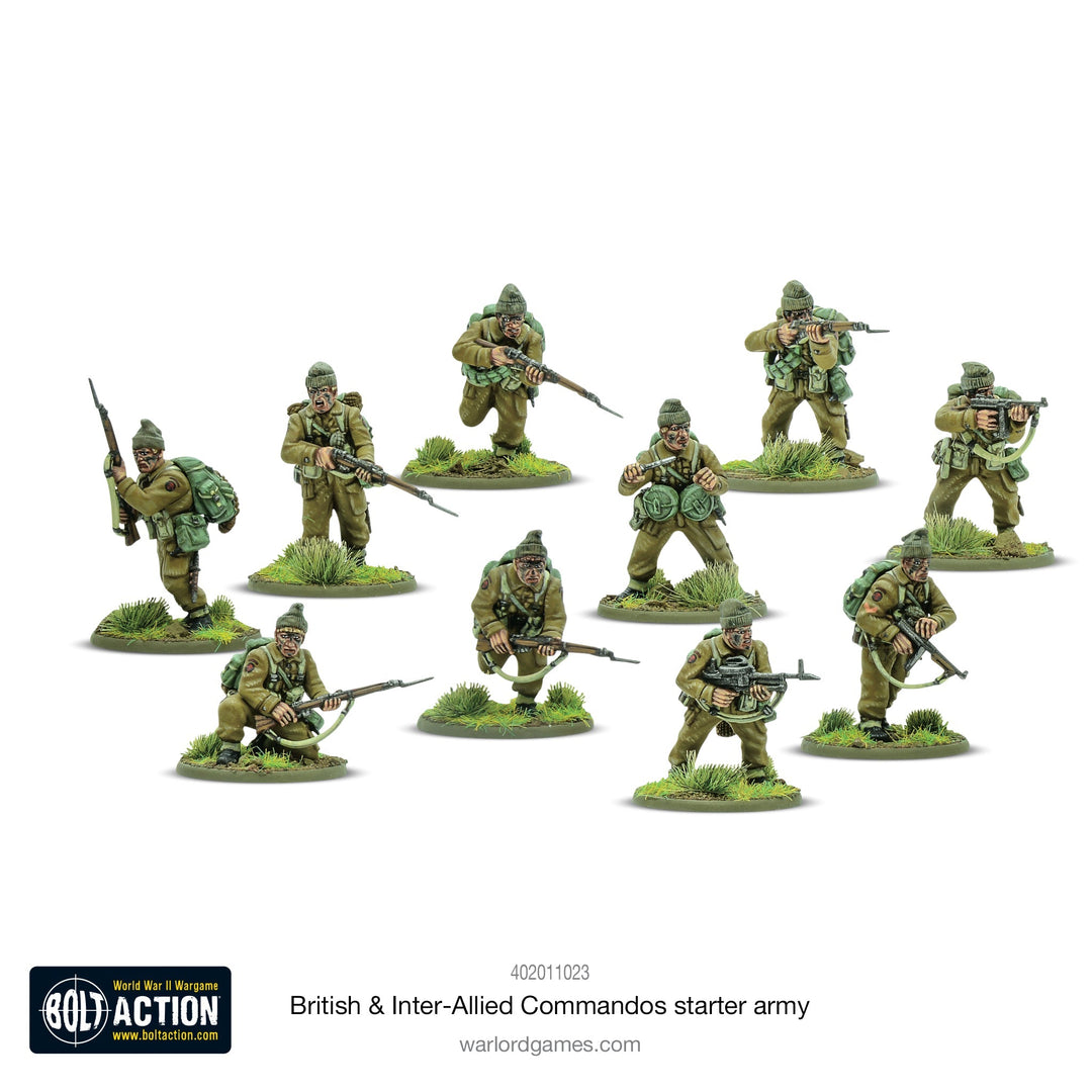 Bolt Action: Churchill's Gangsters British & Inter-Allied Commandos starter army